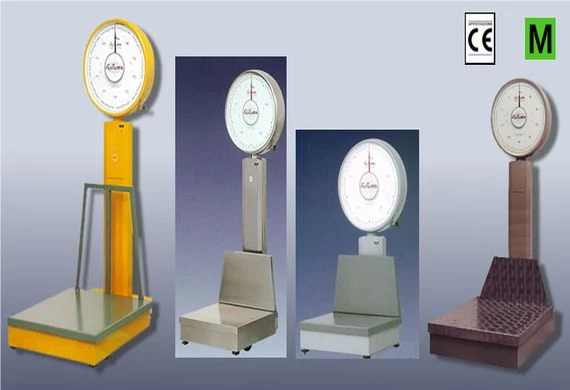 <div>Bilance meccaniche da pavimento con testa girevole in acciaio verniciato e inox, costruzione robusta e resistente a corrosione ed usura.</div>